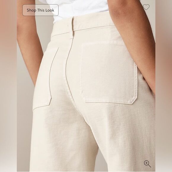 NWT J CREW Camp-pocket wide-leg pant size 36 - Picture 8 of 13